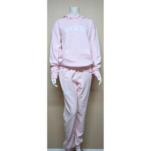 Call Her Daddy Podcast UNWELL Pink Sweat Set Size LARGE Hoodie & Jogger